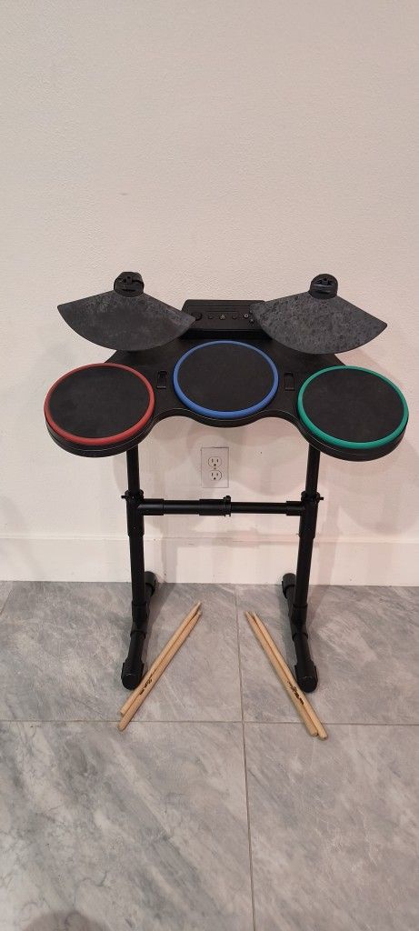 PlayStation Rock Band Drums (base pedal missing - sold as is) $20