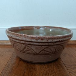 Hand-Thrown Pottery Bowl