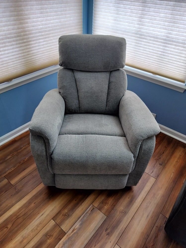 Gray Rocker Recliner