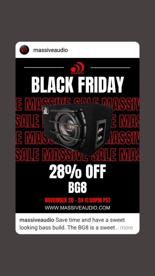 Speaker And Subs On Special 