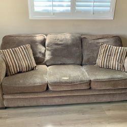 Brown Couch, 7 Feet Long