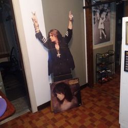 Autographed 5 foot Cardboard Cutout Of Ozzy Osbourne 