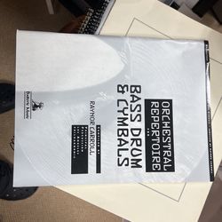 Bass, Drum And Cymbals Book