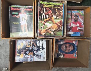 Large Lot of Vintage Sports Illustrated Magazines - All Sports