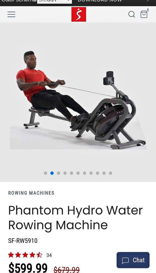 Hydro Water Rowing Machine Sunny Phantom Hydro Water Rower
