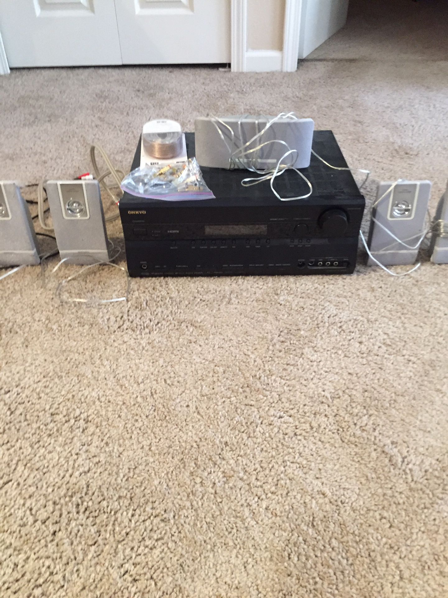 Phillips speakers and Onkyo receiver