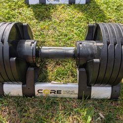 Core Home Fitness Adjustable Dumbbells 5-50lbs
