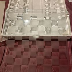 Glass Chess Set 