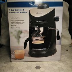Capresso 4-cup Espresso & Cappuccino Machine