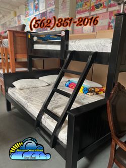 Twin XL QUEEN bunk bed with mattresses colchones camas nuevas