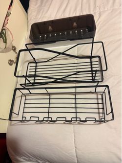 Metal wall baskets / Bathroom shower caddies