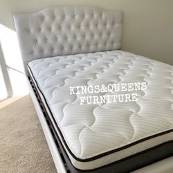 New Queen Bed Frame With Mattress 