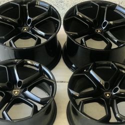 19” 20” Lamborghini Aventador Black Wheels Rims 