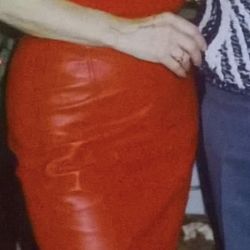 Vintage Leather Black 100% Lined ! Gently used