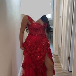 Red Dress For Prom Or Formal 
