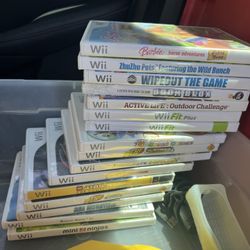 tons of nintendo wii games and accessories 