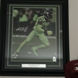 Real sharpie signature Kam Chancellor number 31 plaque and sign picture