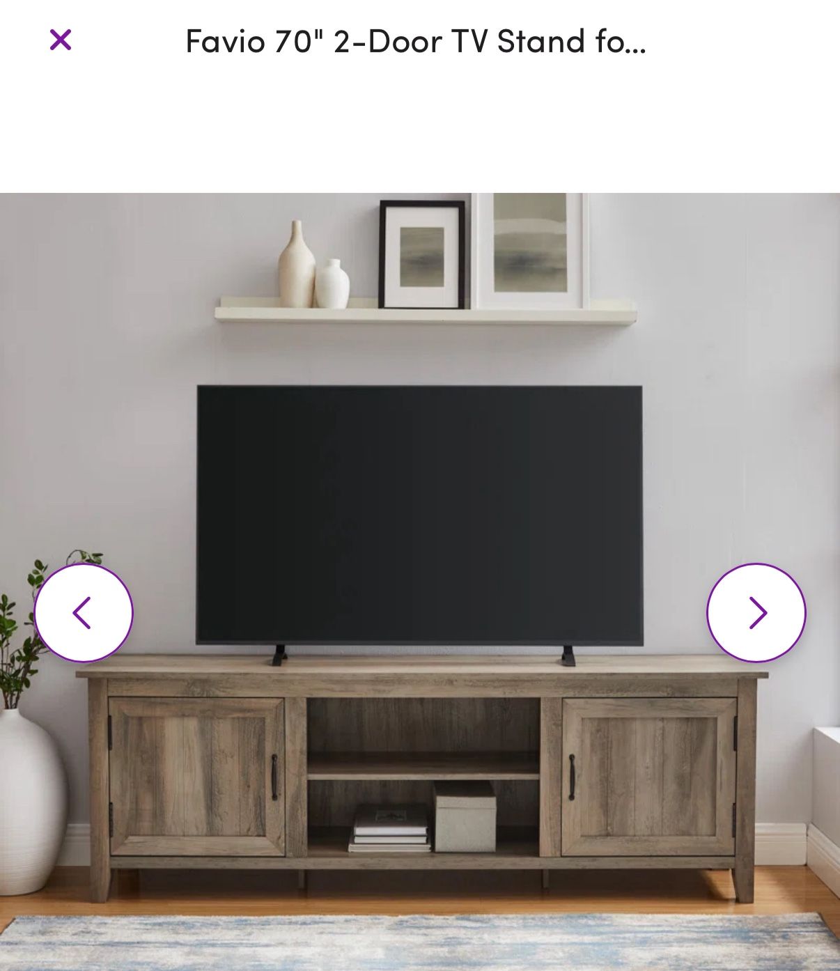 Modern farmhouse TV Stand 7