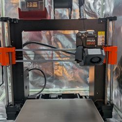 Prusa MK4S with Filament, Exhaust Vent, Etc.