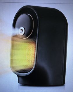 Geek - Personal Desktop Space Heater with Humidifier-BLACK