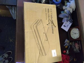 2 in one Induction Cooktop with 2 Burners