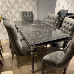 New In The Box 📦 Dining Table With 6 Chairs - Delivery And Financing Available 