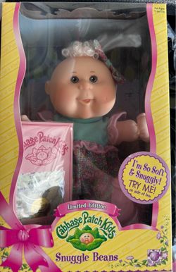 Cabbage Patch Snuggle beans limited edition NEW