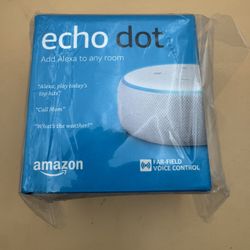 NEW Amazon Echo Dot (3rd Gen) - Smart Speaker with Alexa - White