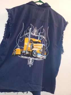 Trucker muscle shirt