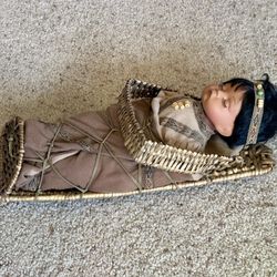 Native American Style Sioux Cradleboard Doll