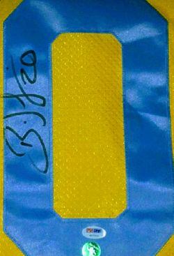 Philadelphia Eagles Hard Hitting Legend Brian Dawkins Signed Throwback Jersey with Authentication