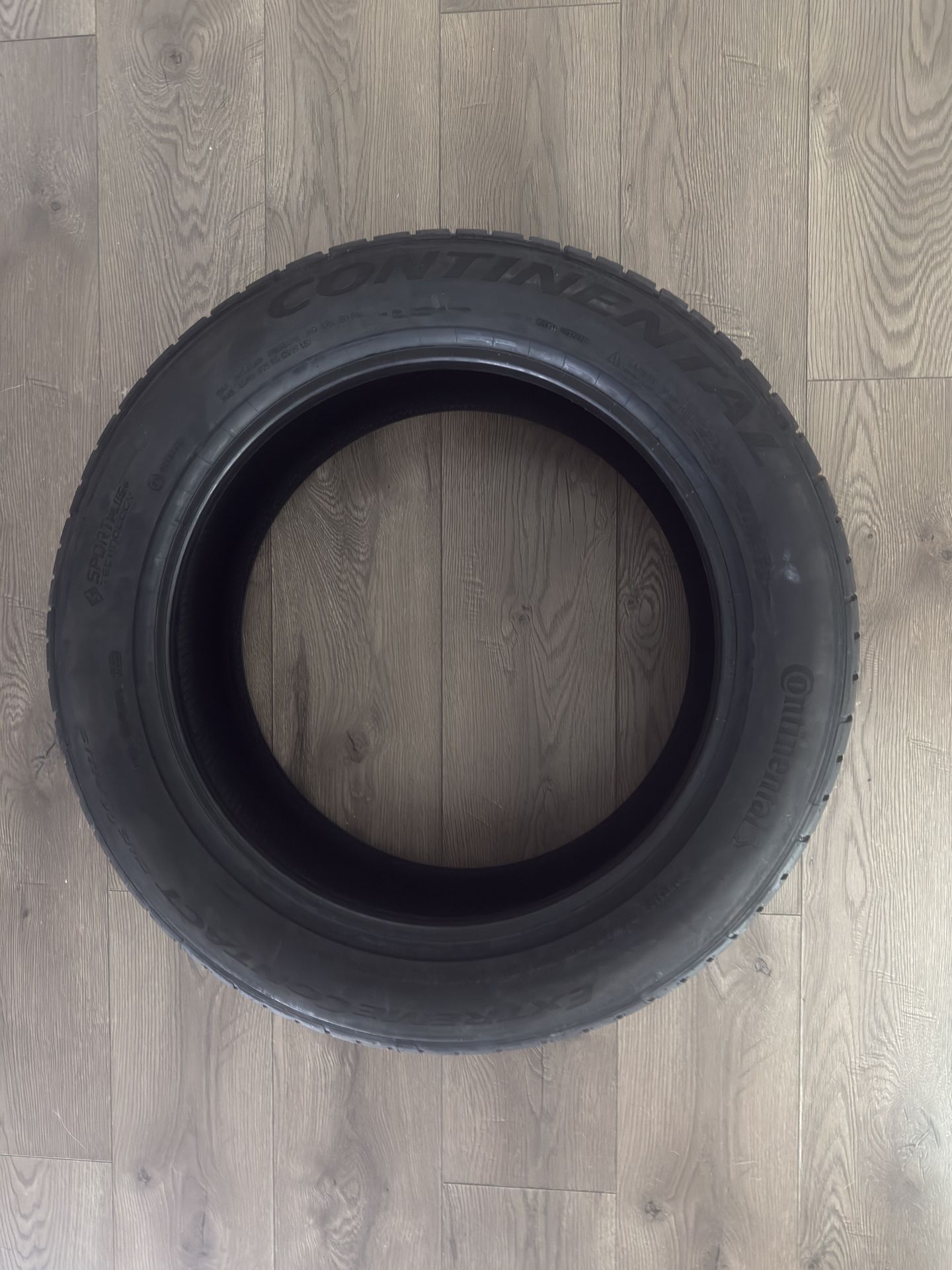 1 New Continental 245/50/zr19