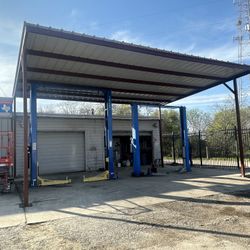 Metal Carport Diferentes Medidas Al Gusto Del Cliente 
