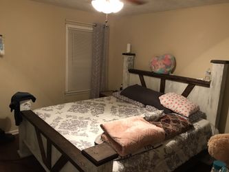 Farmhouse King Size Bed Frame   