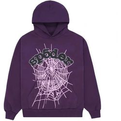 Purple Sp5der hoodie size M