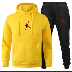 2025 Autumn/Winter Men's jogging Fitness sportswear Set: Fashionable long-sleeved sweatshirt + casual pants 2-piece set