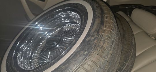 3 Wire Spoke Wheel with Tire
