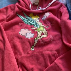 Girls XL Disney Tinkerbell Hoodie Jacket