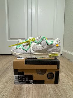 Nike Dunk Low Off White Lot 14 Men’s Size 9 US !! READ DESCRIPTION❤️