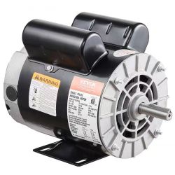 390^2HP Air Compressor Electric Motor, 115/230V, 20/10 Amps, 56 Frame 3450RPM, 5/8" Keyed Shaft, 1.88" Shaft Length, Single Phase, 1 CCW/CW (Factory S