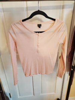 Light Pink Long Sleeve Top Kids Girl XL Kids