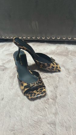 Leopard Print Kitten Heel