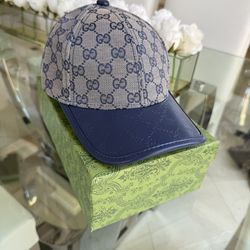 Navy Gucci hat