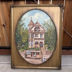 WM William E. Daniels Painting Stockton Mansion