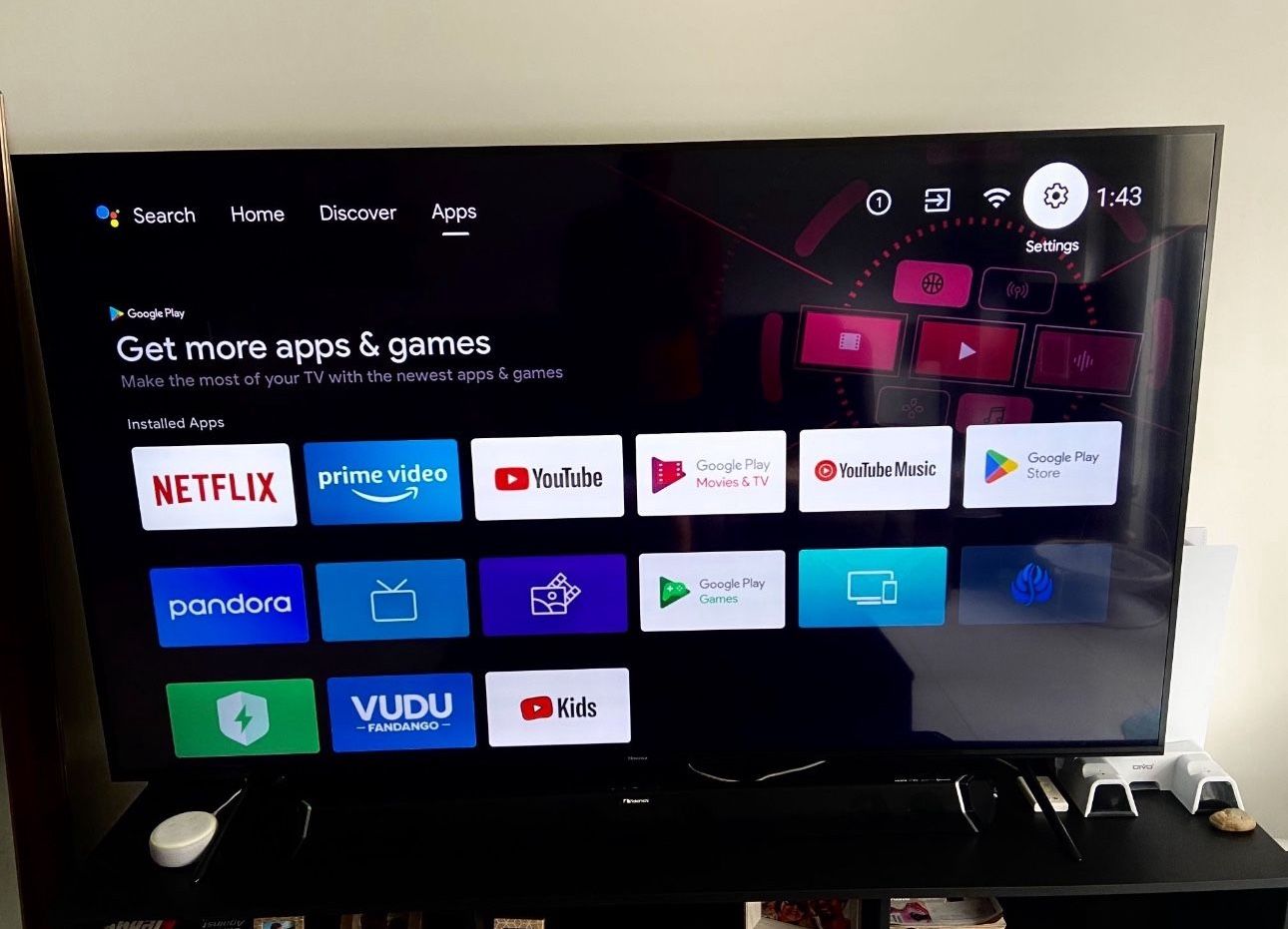 TV 75” 4K - Hisense UHD