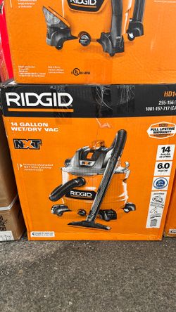14 gal . Ridgid vacuum