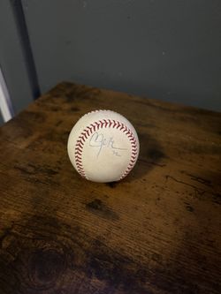 Signed Clayton Kershaw Baseball
