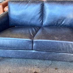 Black Leather Sofa