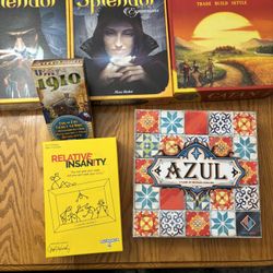 New Or Like new Games.  Complete. No Missing Pieces