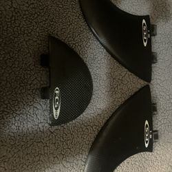 Twin Fins Carbon Fiber $30